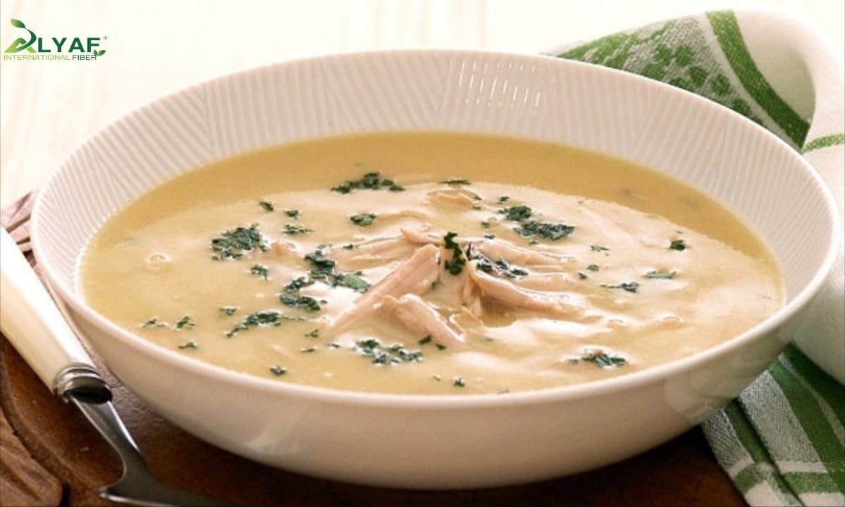 شوربة الدجاج بالكريمة