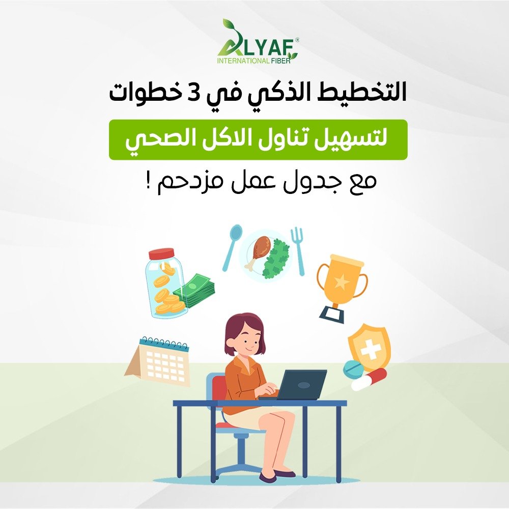 التخطيط الذكي في 3 خطوات لتسهيل تناول الاكل الصحي مع جدول عمل مزدحم !